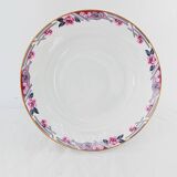 Set of 5 deep plates in Limoges porcelain Bhl