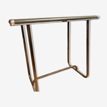 Roneo leather/metal table