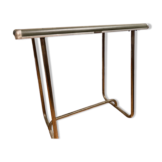 Roneo leather/metal table