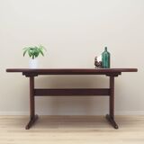 Mahogany table, Danish design, 90s, manufacturer: Skovby