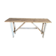 Table / console clear raw wood
