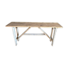 Table / console clear raw wood