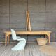 Raw wood workshop console