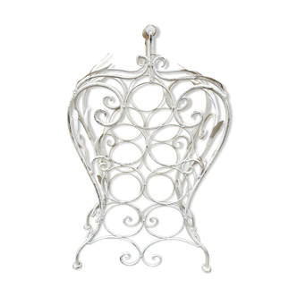 Vintage wrought iron bottle holder