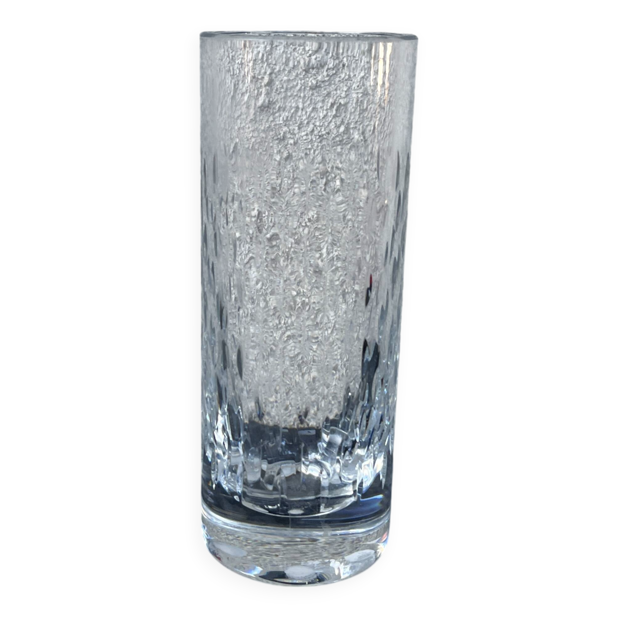 Clear cut crystal vase from Baccarat