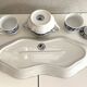 You & Me Coffee Set Fine Italian Porcelain "Belle Époque" Duo Blue