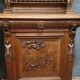 Paire de buffets deux-corps de style Renaissance richement sculp