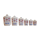 Lot de pots à épices en porcelaine Céranord