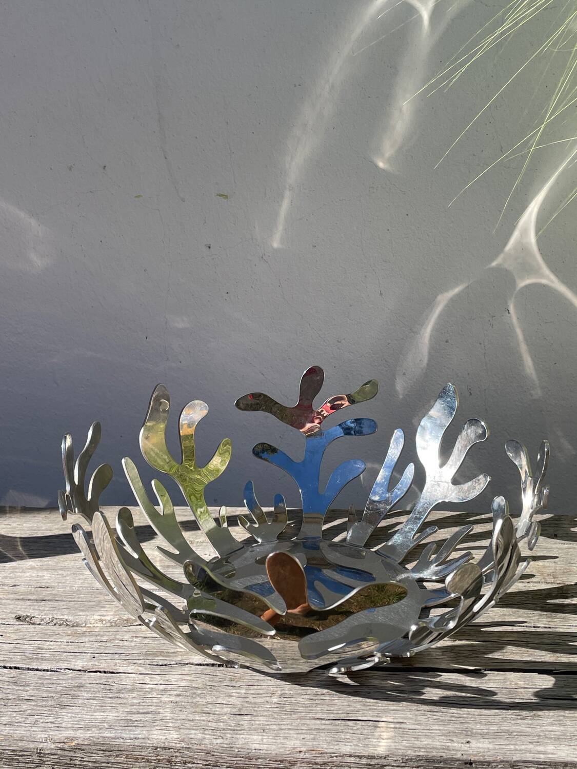 Alessi stainless steel fruit bowl