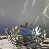 Alessi stainless steel fruit bowl