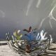 Alessi stainless steel fruit bowl