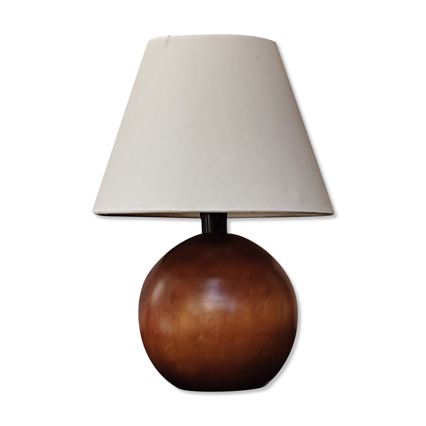 Wooden ball lamp