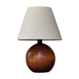 Wooden ball lamp