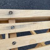 Vintage wooden folding stool