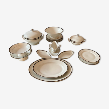 Table service in porcelain ch pillivuyt 81 pieces