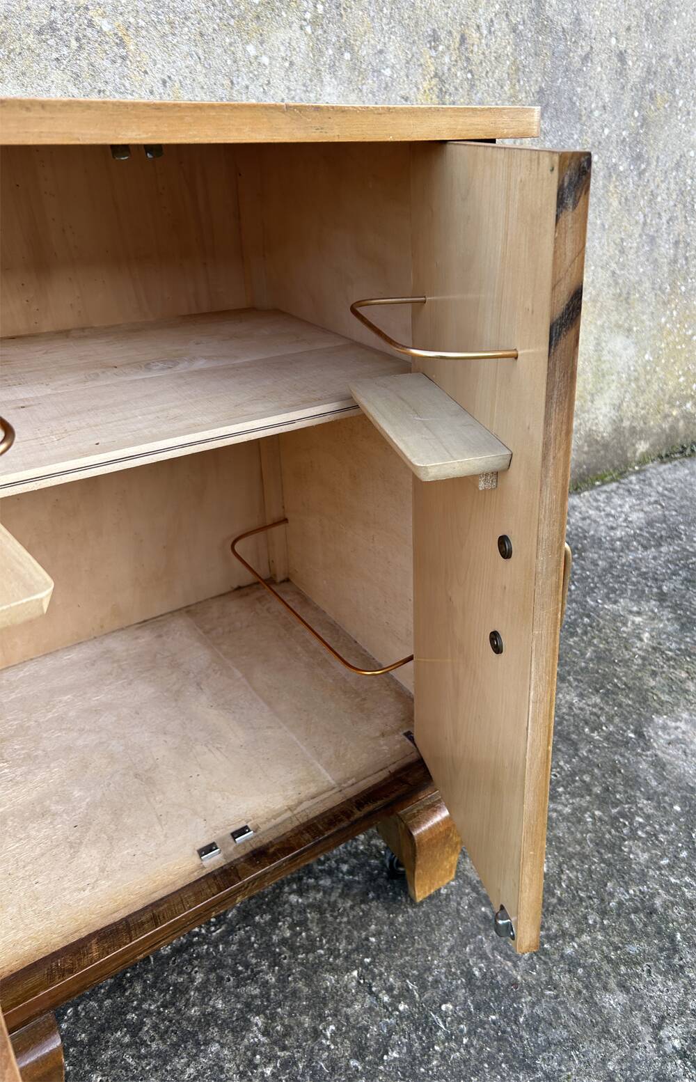 Art Deco bar cabinet, rosewood, 1930s