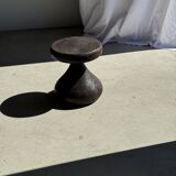 Pawn Brown - Stool, side table in the shape of a brown pawn.