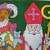 Old poster Saint Nicolas retro 62 x 79 cm