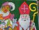 Vieille affiche Saint Nicolas retro 62 x 79 cm