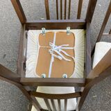 4 Scandinavian dining chairs brown brown green ikea borje