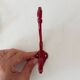Vintage wall coat hook in enamelled cast iron