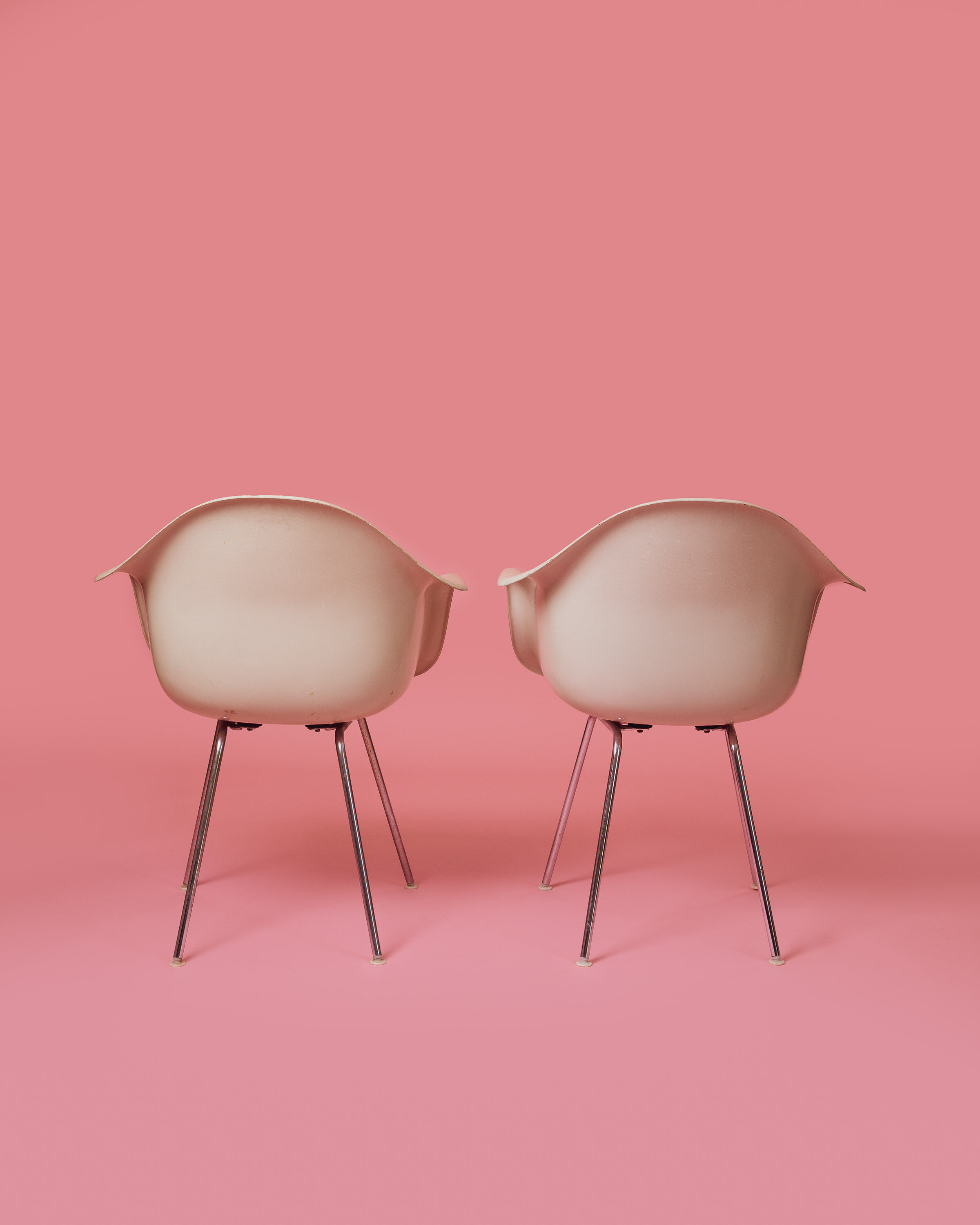 Pair of DAX Herman Miller armchairs by Charles & Ray Eames 1970