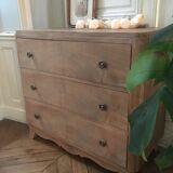 Walnut veneer chest of drawers 1930s
