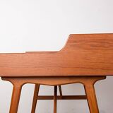 Danish teak desk, model 56, by Arne Wahl Iversen/Vinde Mobelfabrik.