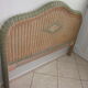 Vintage rattan headboard
