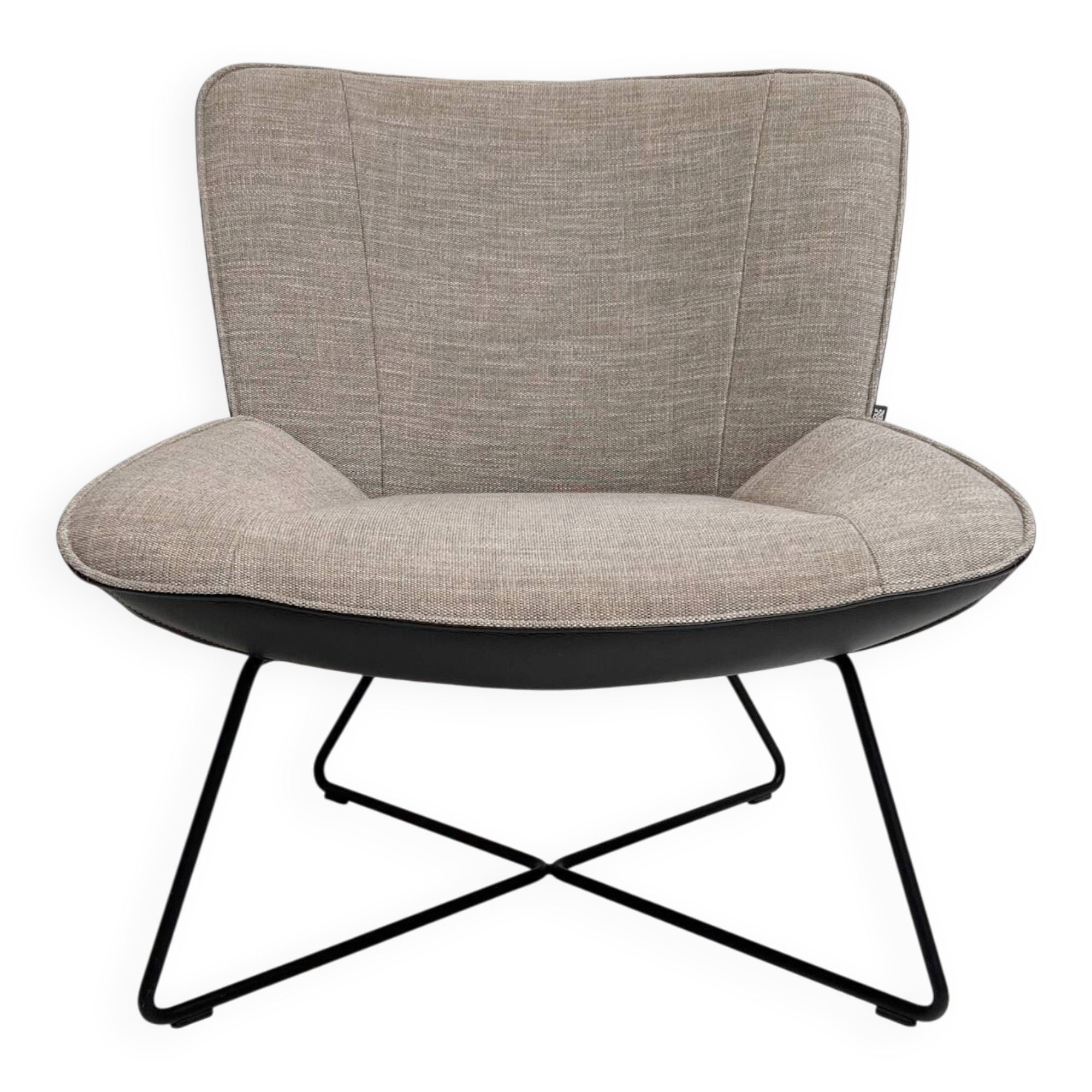 Rolf Benz leather 383 chair by Joachim Nees, after 2000
