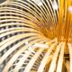 Chandelier with 10 lights in golden metal