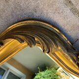 Old mirror in gilded wood 125x79cm