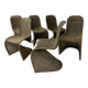 6 designer rattan chairs