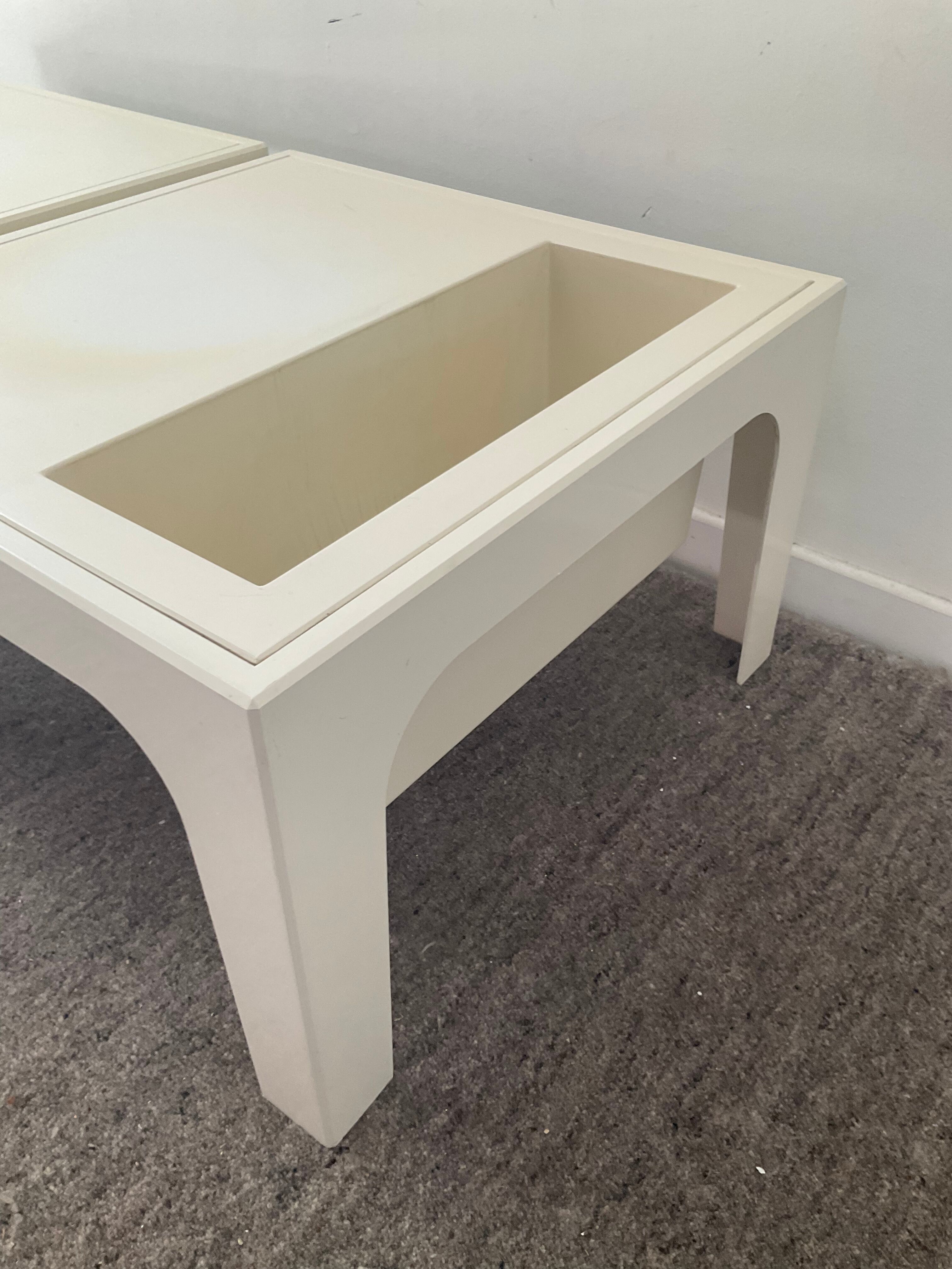 Pair of side tables from the 70s
