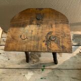 Cowherd stool Selency x Monoprix Croisé Laroche