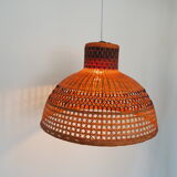 Vintage rattan lampshade