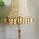 Empire / Directoire living room lamp in gilded bronze, mid-20th century