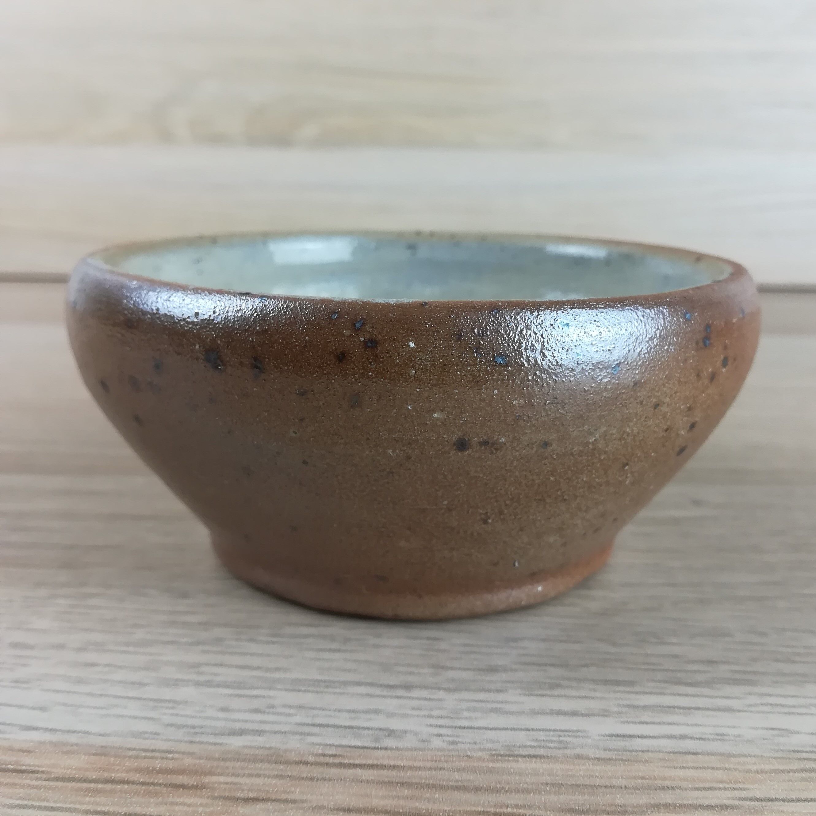 2 small stoneware bowls