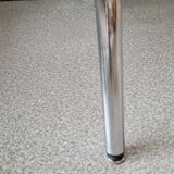 Set of 4 green chairs in Strafor steelcase fabric