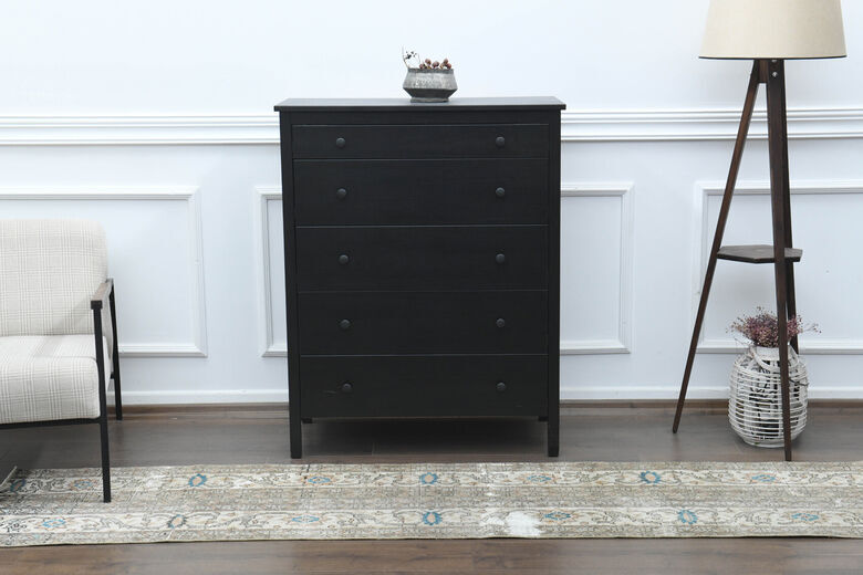 Vintage Oushak runner rug, staircase decoration 64x273.