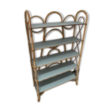 Vintage rattan shelf