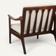 Scandinavian lounge chair in solid teak, 1960s