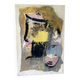 Tableau abstrait signé de 2011