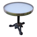 Vintage cast iron pedestal bistro table
