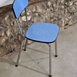 Blue Formica chair 1960