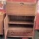 Ercol English wooden secretary, on wheels – 1970s.