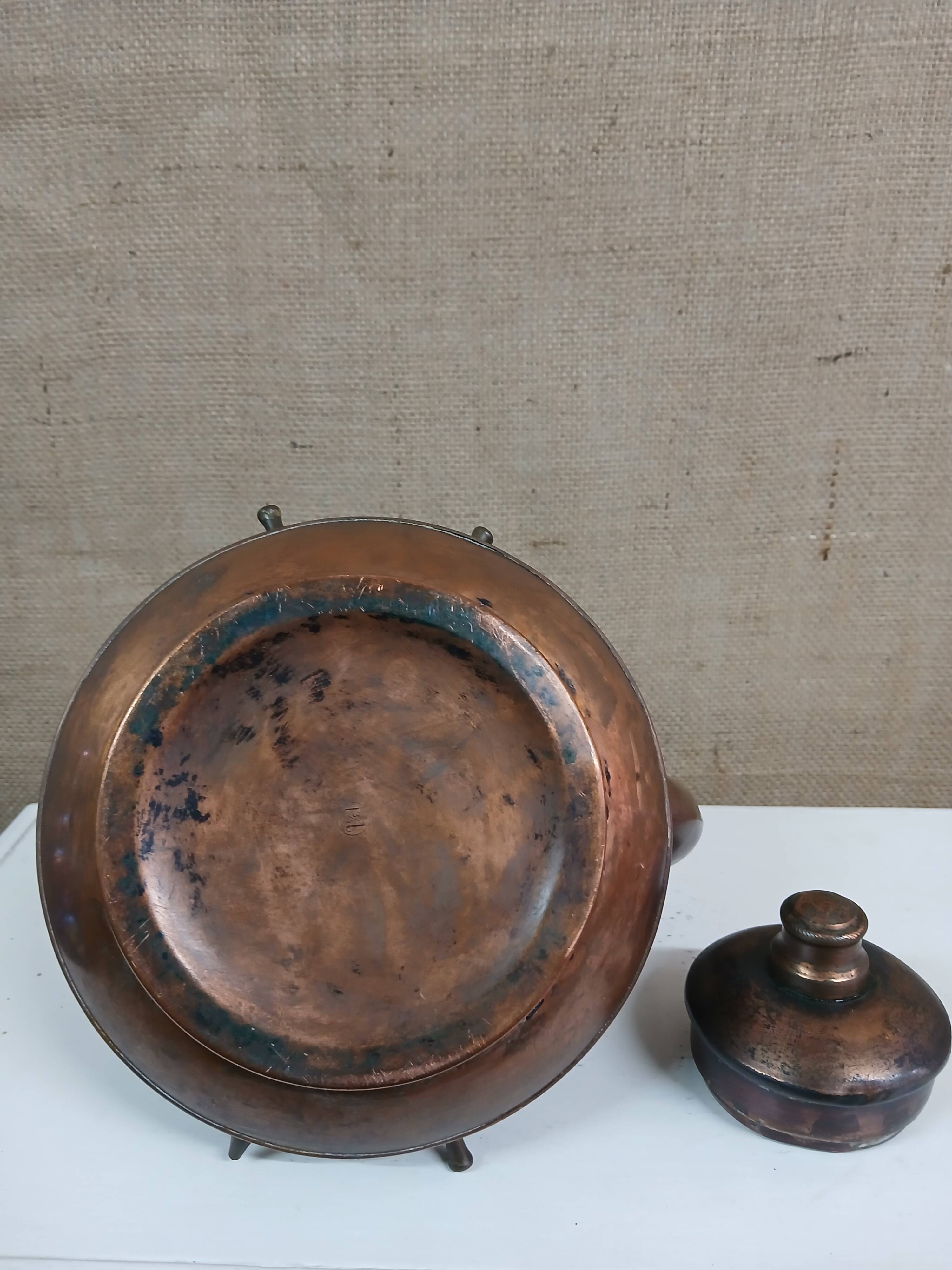 vintage copper teapot