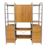 Vintage Ikea Niklas wall unit, Rutger Andersson modular wall bookcase