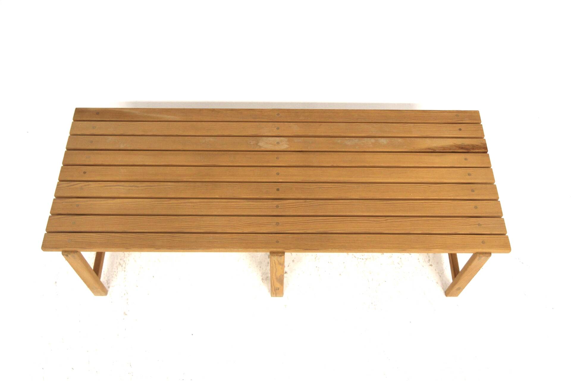 Scandinavian pine bench, Sweden, 1970