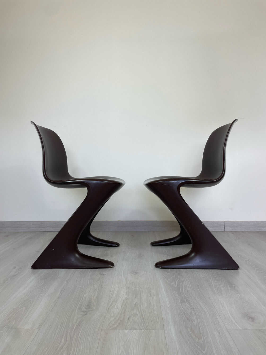 2 Chaises ‘ Z chair ‘ de Ernst Moëckel